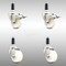 Service Caster 3 Inch 316SS Nylon Swivel 1-1/8 Inch Expanding Stem Caster Lock Brake SCC, 2PK SCC-SS316TTLEX20S314-NYS-2-S-2-118 - alternate 1
